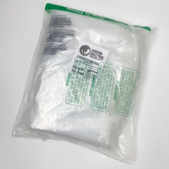 Spartan Industrial 100 18”x24” Plastic Bags with Seal - Picture 1 of 6
